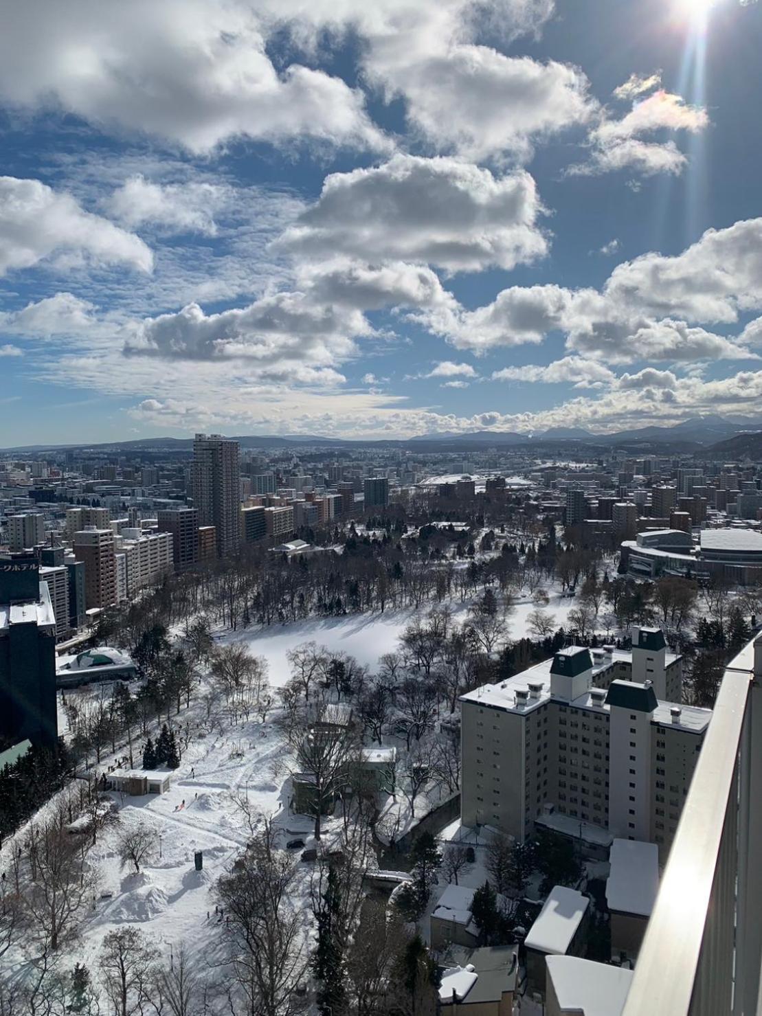 อพาร์ทเม้น Nakajima Park Ams Tower 31f Panoramic View Of Nakajima Park *