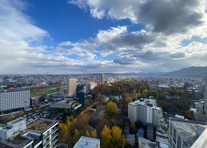 Nakajima Park Stay Ams Tower 31F Panoramic View Of Nakajima Park